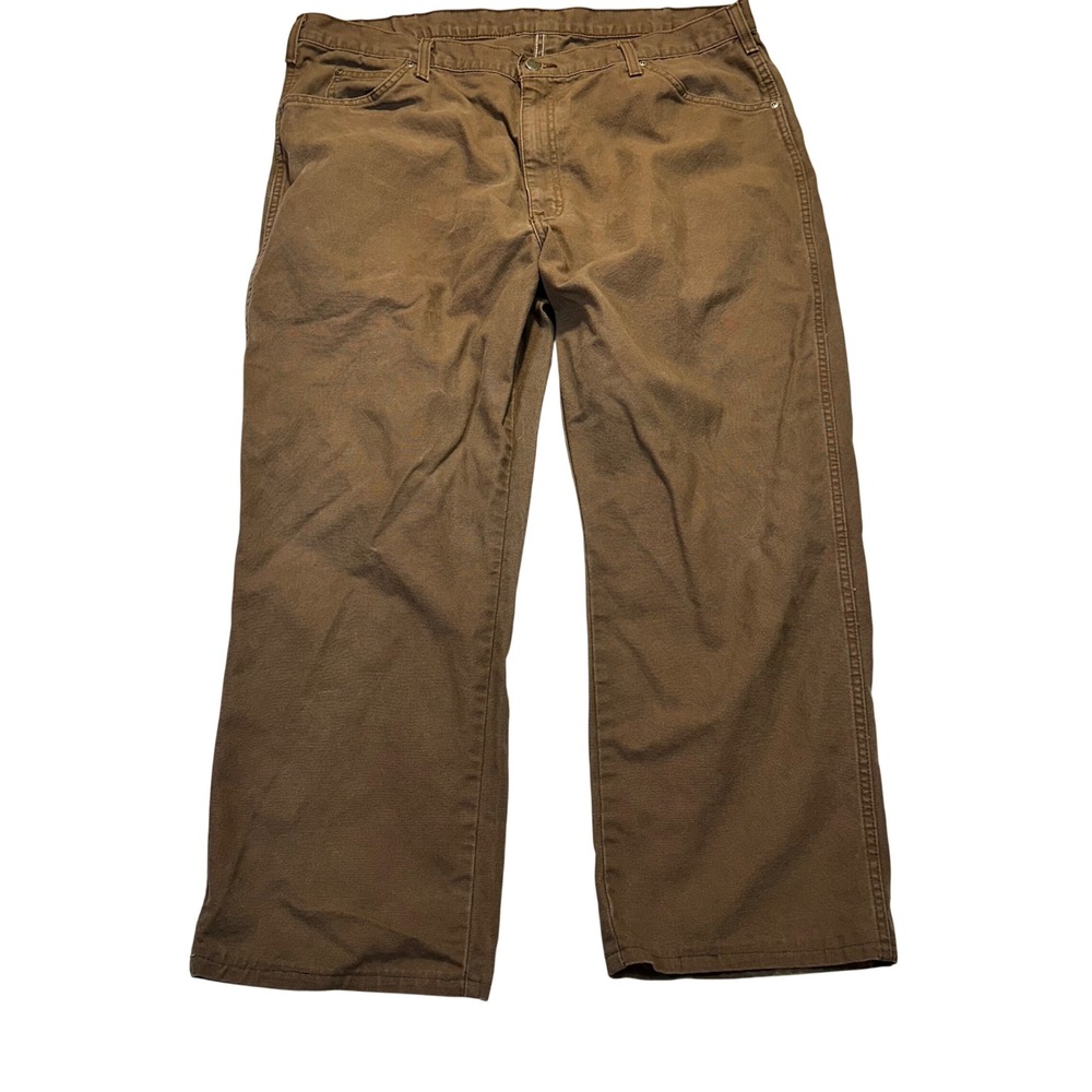 Genuine Dickies Carpenter Pants Mens 40x30 Brown Workwear‎ Streetwear ED218STB
